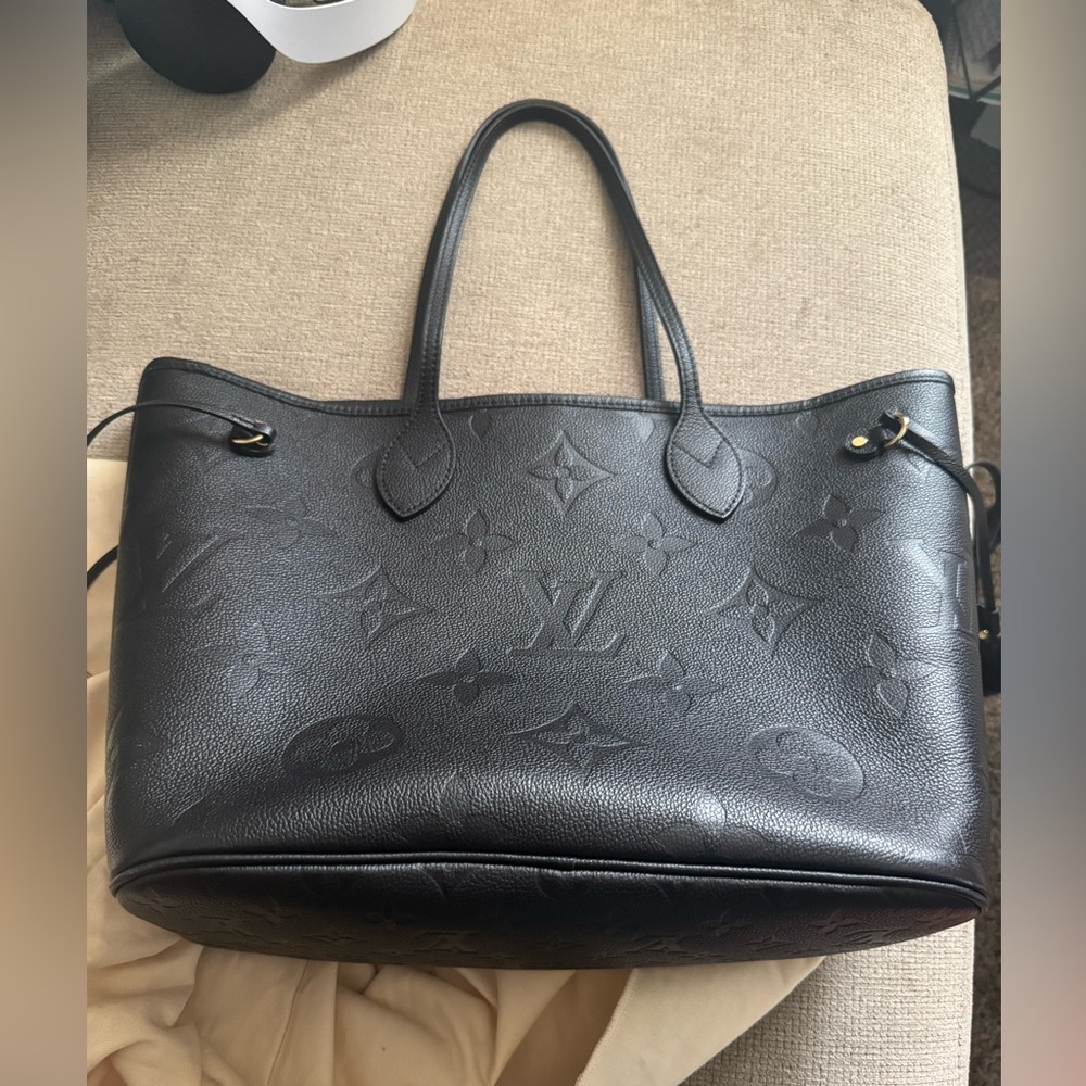 Louis Vuitton Black Embossed Women's Tote